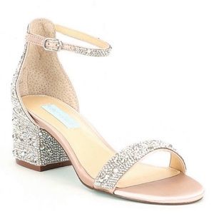 Betsey Johnson Mari Block Heel Dress Sandals